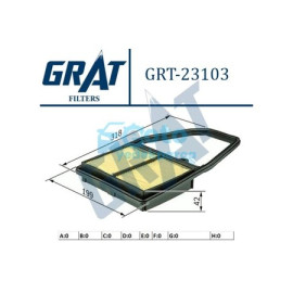 GRAT HAVA FİLTRESİ GRT-23103